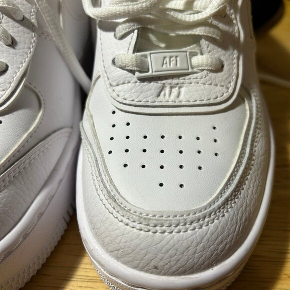 Womens Nike Air Force 1 C10919-100 White Sneaker 6.5 - Picture 11 of 11